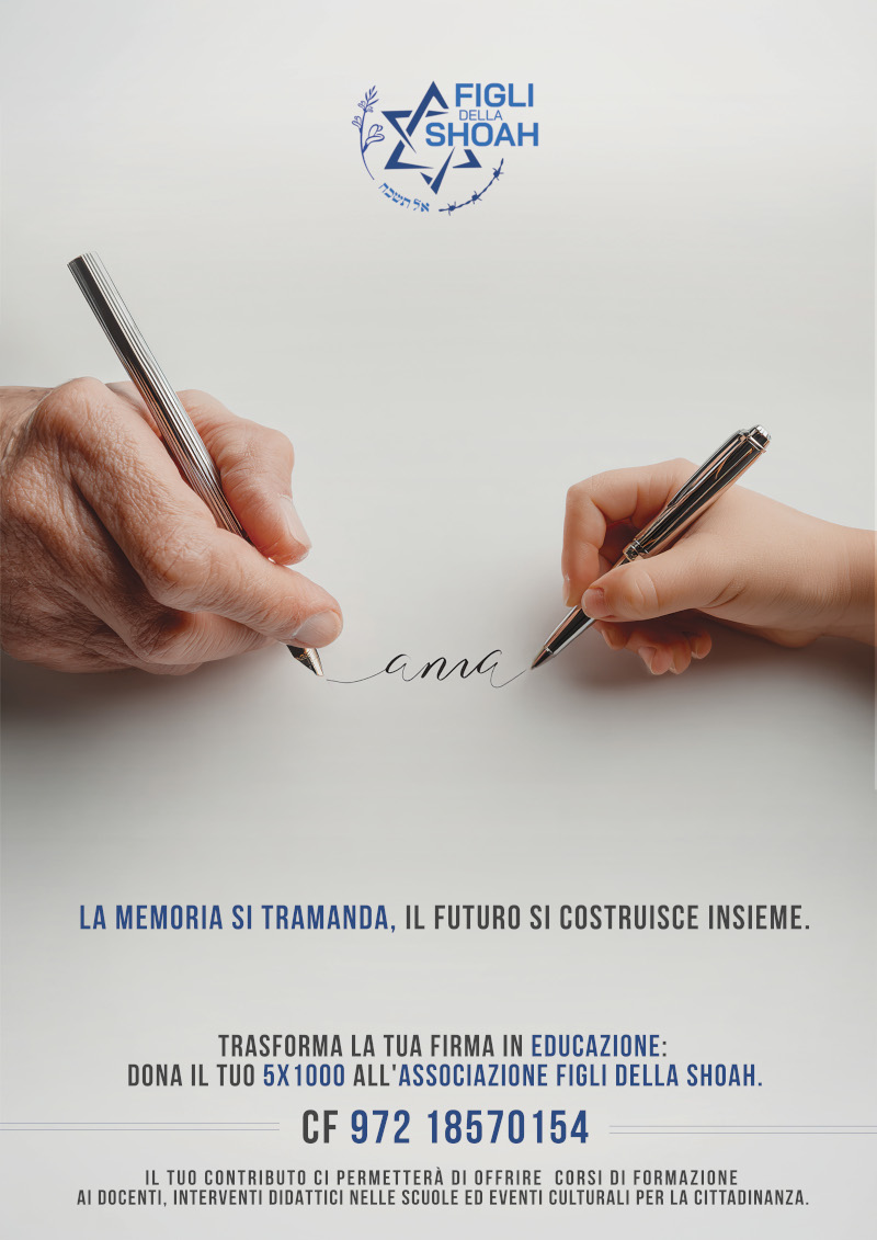 dona il tuo 5x1000 a Figli della Shoah
